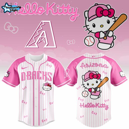 Arizona Diamondbacks Hello Kitty 2026 Limited Edition MLB Jersey Ver 2