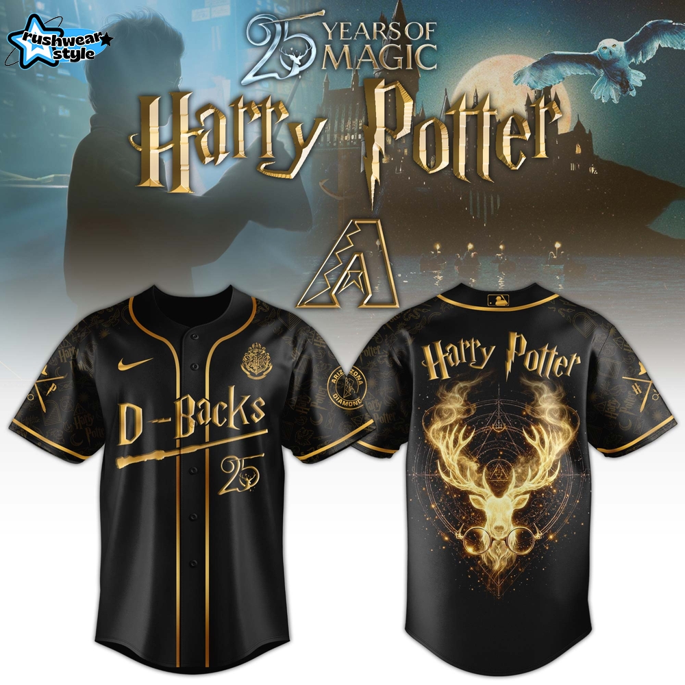 Arizona Diamondbacks x Harry Potter 25 Years of Magic Game Night 2026 Jersey Limited Edition Selling Out Fast Arizona Diamondbacks x Harry Potter 25 Years of Magic Game Night 2026 Jersey Limited Edition Selling Out Fast