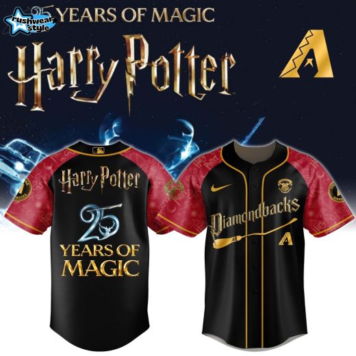 Arizona Diamondbacks x Harry Potter 25 Years of Magic Game Night 2026 Jersey Limited Edition Selling Out Fast Ver2