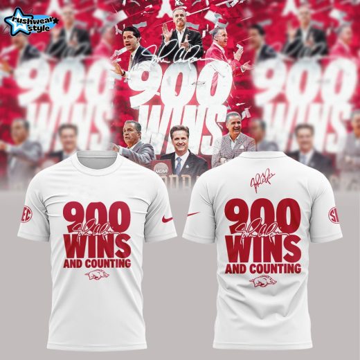 Arkansas Razorbacks Basketball Coach John Calipari 900 wins and counting Shirt Ver2
