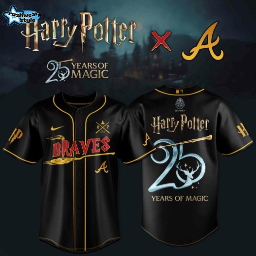 Atlanta Braves Harry Potter 25th Anniversary Magic Baseball Jersey