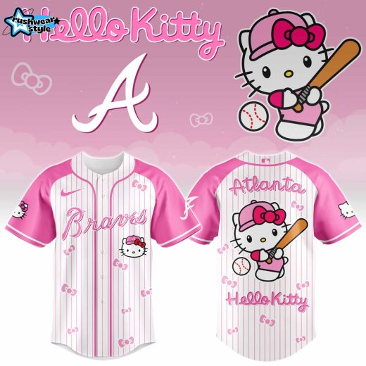 Atlanta Braves Hello Kitty 2026 Limited Edition MLB Jersey Ver 2