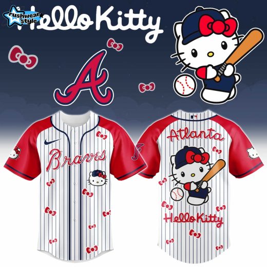 Atlanta Braves Hello Kitty 2026 Special Edition Baseball Jersey