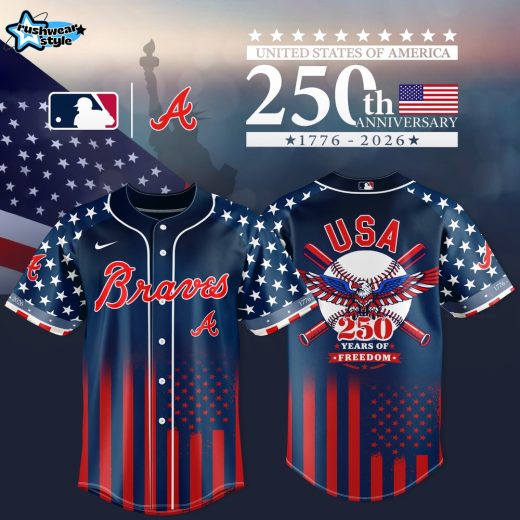 Atlanta Braves x 250th Anniversary of the United States Baseball Jersey 2026