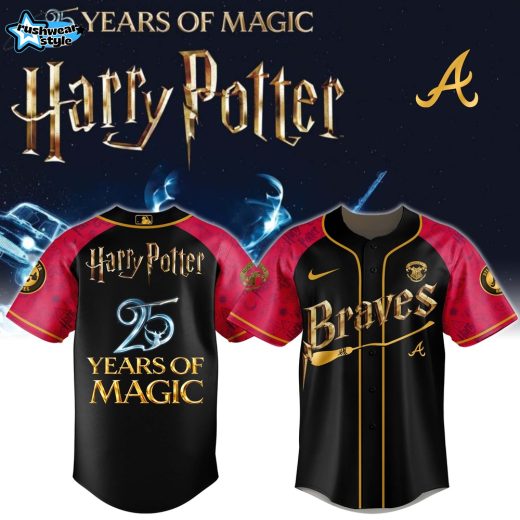 Atlanta Braves x Harry Potter 25 Years of Magic Game Night 2026 Jersey Limited Edition Selling Out Fast Ver2