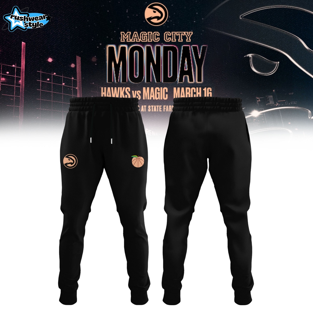 Atlanta Hawks x Magic City 2026 Blackout Pullover Hoodie Atlanta Hawks x Magic City 2026 Blackout Pullover Hoodie