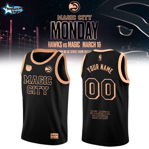 Atlanta Hawks x Magic City 2026 Limited Custom Basketball Jersey