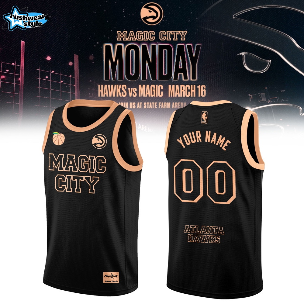 Atlanta Hawks x Magic City 2026 Limited Custom Basketball Jersey Atlanta Hawks x Magic City 2026 Limited Custom Basketball Jersey