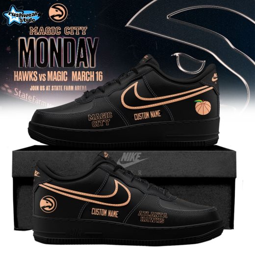 Atlanta Hawks x Magic City 2026 Special Edition Air Force 1 Inspired Sneakers