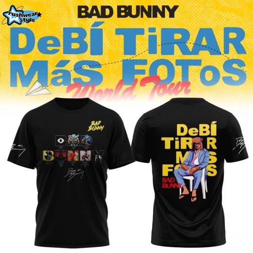 BAD BUNNY – DeBÍ TiRAR MáS FoToS 2026 World Tour 3D Print Tee Ver2
