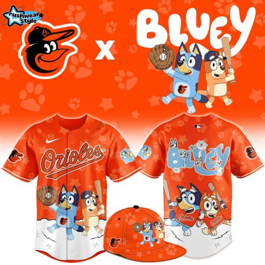 Baltimore Orioles Bluey Night Game Limited Baseball Jersey