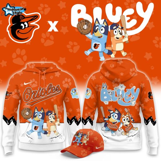 Baltimore Orioles Bluey Night Game Limited Hoodie