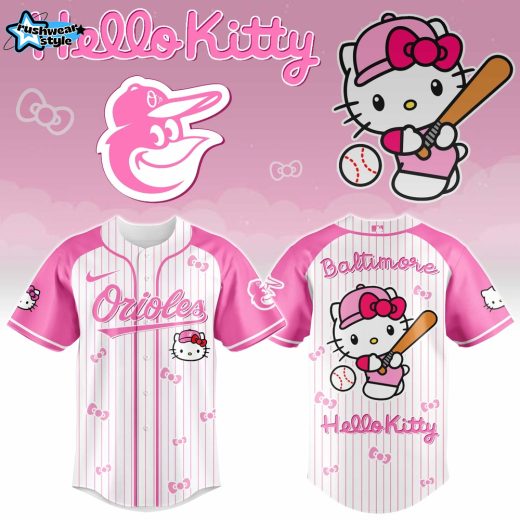 Baltimore Orioles Hello Kitty 2026 Limited Edition MLB Jersey Ver 2
