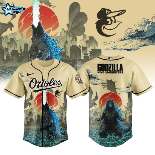 Baltimore Orioles Special Godzilla The King of Monsters Limited Edition Jersey