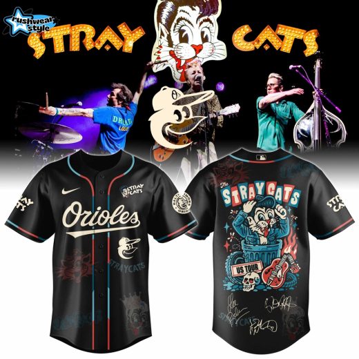 Baltimore Orioles Special Stray Cats US Tour 2026 Limited Edition Jersey