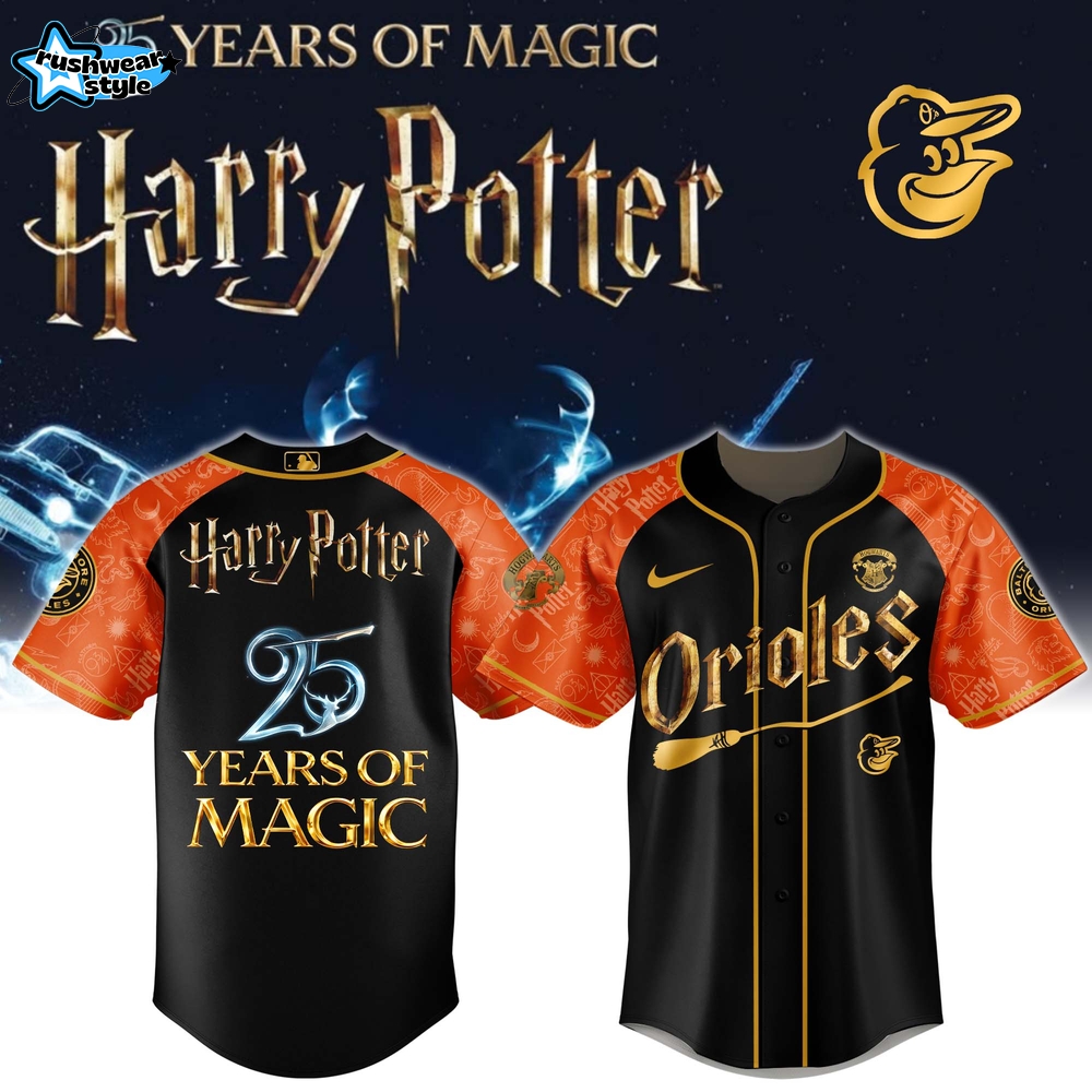 Baltimore Orioles x Harry Potter 25 Years of Magic Game Night 2026 Jersey Limited Edition Selling Out Fast Ver2 Baltimore Orioles x Harry Potter 25 Years of Magic Game Night 2026 Jersey Limited Edition Selling Out Fast Ver2