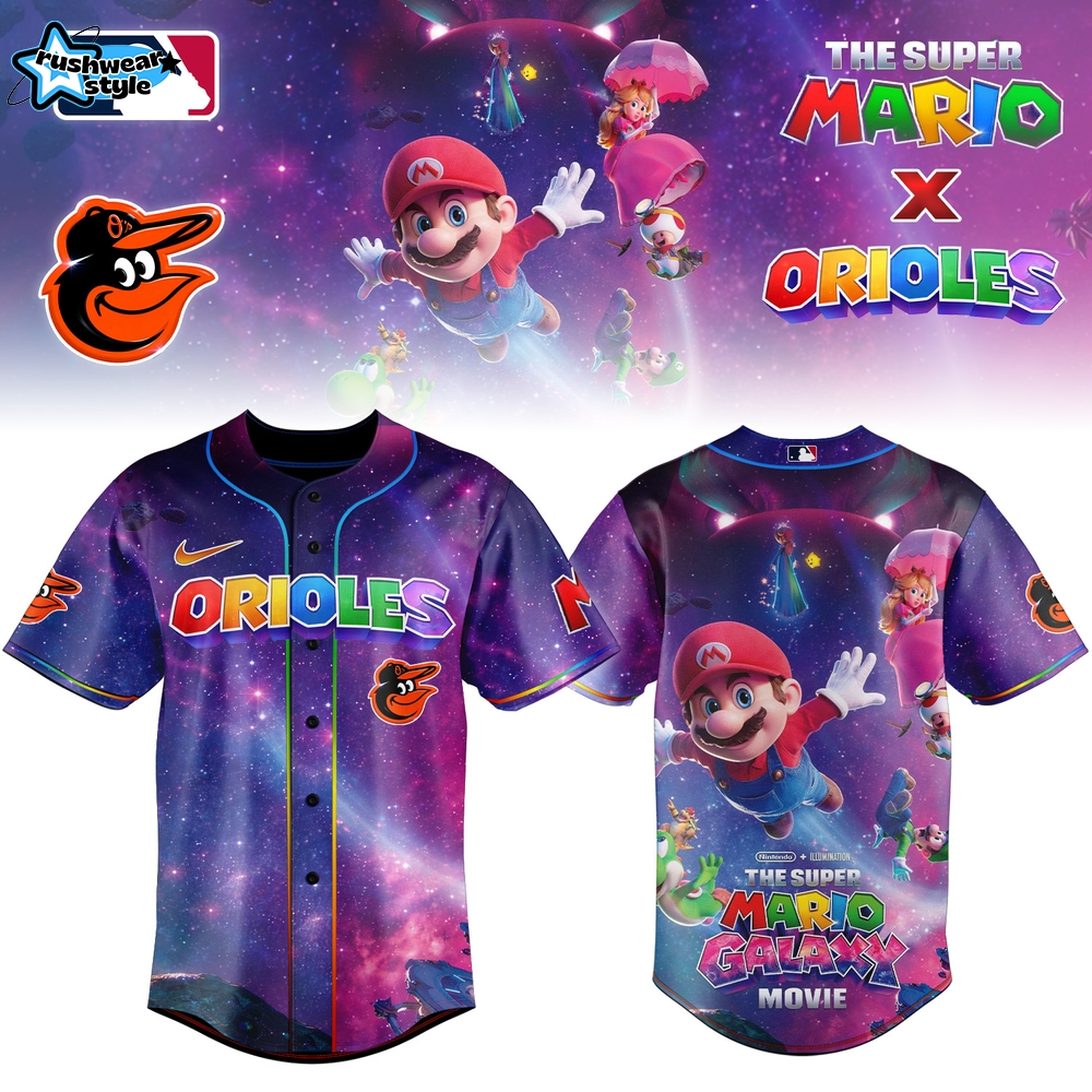 Baltimore Orioles x “SUPER MARIO GALAXY” Limited Edition – Jersey 1 Baltimore Orioles x “SUPER MARIO GALAXY” Limited Edition – Jersey 1