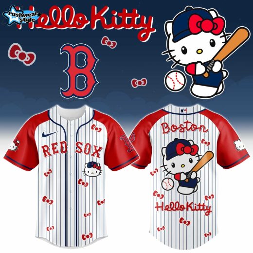 Boston Red Sox Hello Kitty 2026 Special Edition Baseball Jersey