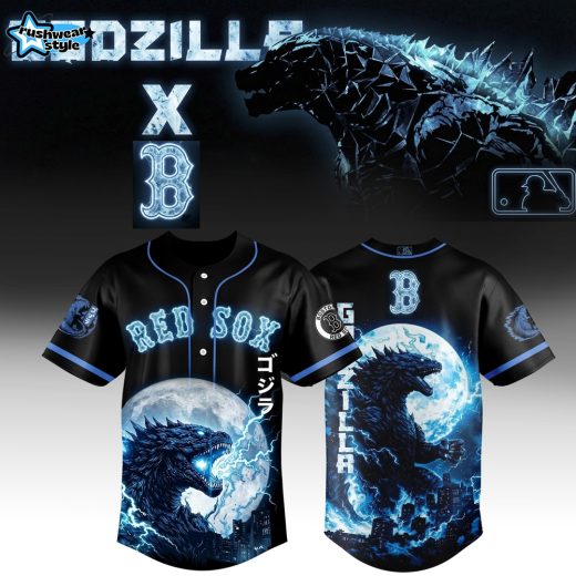 Boston Red Sox x Godzilla Legendary Jersey Black Limited Edition 2026