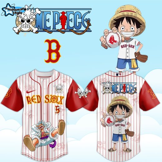 Boston Red Sox x One Piece Luffy 2026 Jersey Ver2