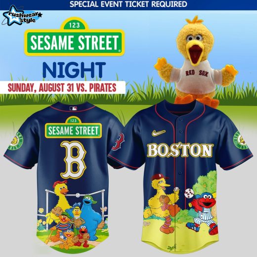 Boston Red Sox x Sesame Street Night Jersey Ver2