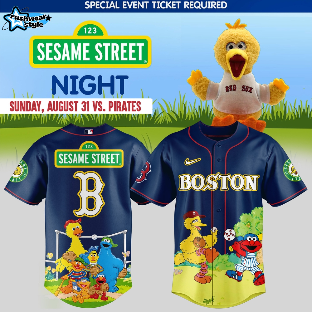 Boston Red Sox x Sesame Street Night Jersey Ver2 Boston Red Sox x Sesame Street Night Jersey Ver2
