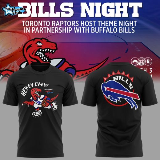 Buffalo Bills x Toronto Raptors Bills Night Right Here Right Now 2026 Collaboration Shirt