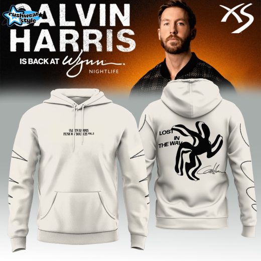 Calvin Harris I’m Back Signature White Pullover Hoodie