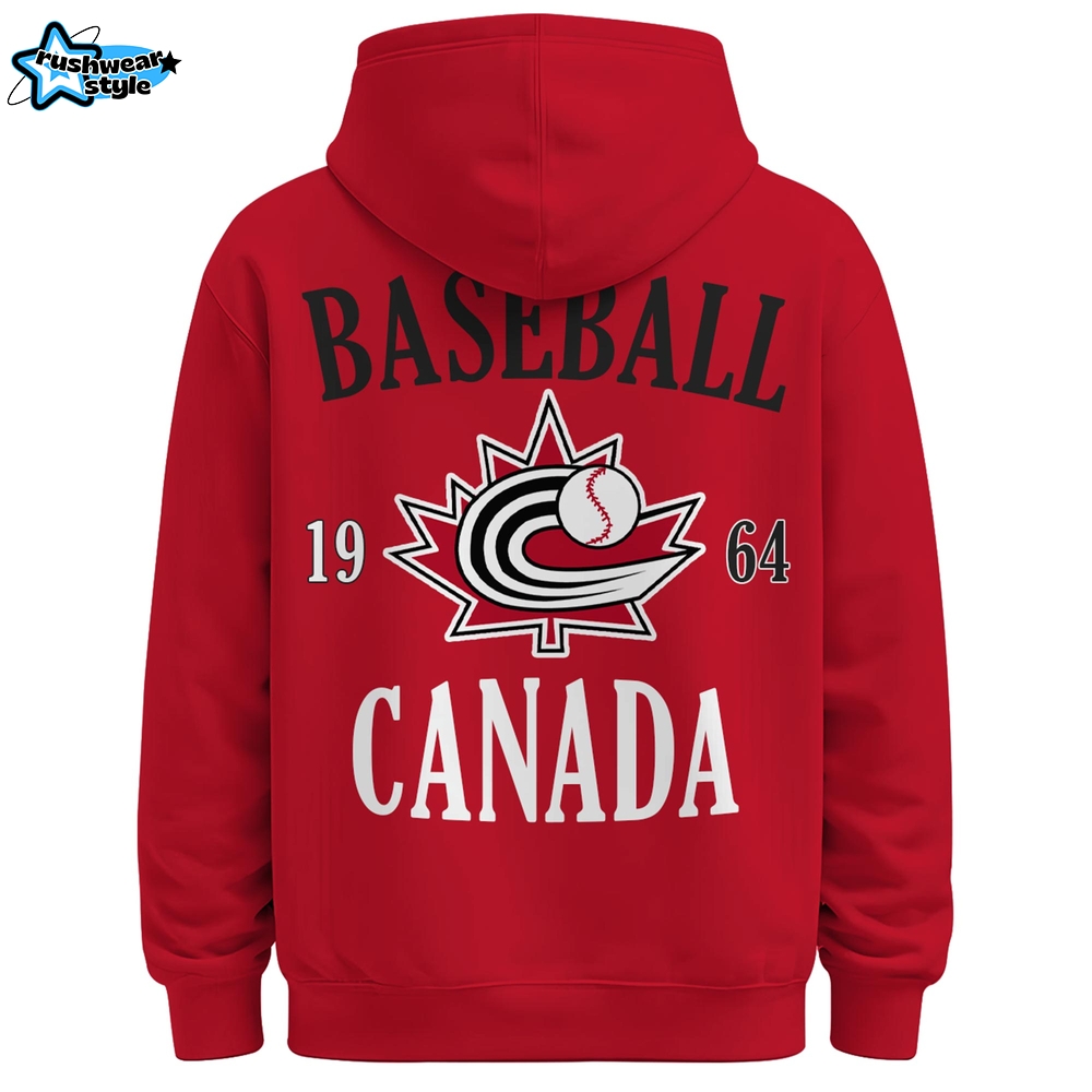 Canada national baseball team 2026 Limited Edition Red Fan Hoodie Canada national baseball team 2026 Limited Edition Red Fan Hoodie