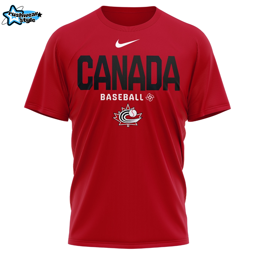 Canada national baseball team World Baseball Classic 2026 Limited Edition Red T-Shirt Canada national baseball team World Baseball Classic 2026 Limited Edition Red T-Shirt