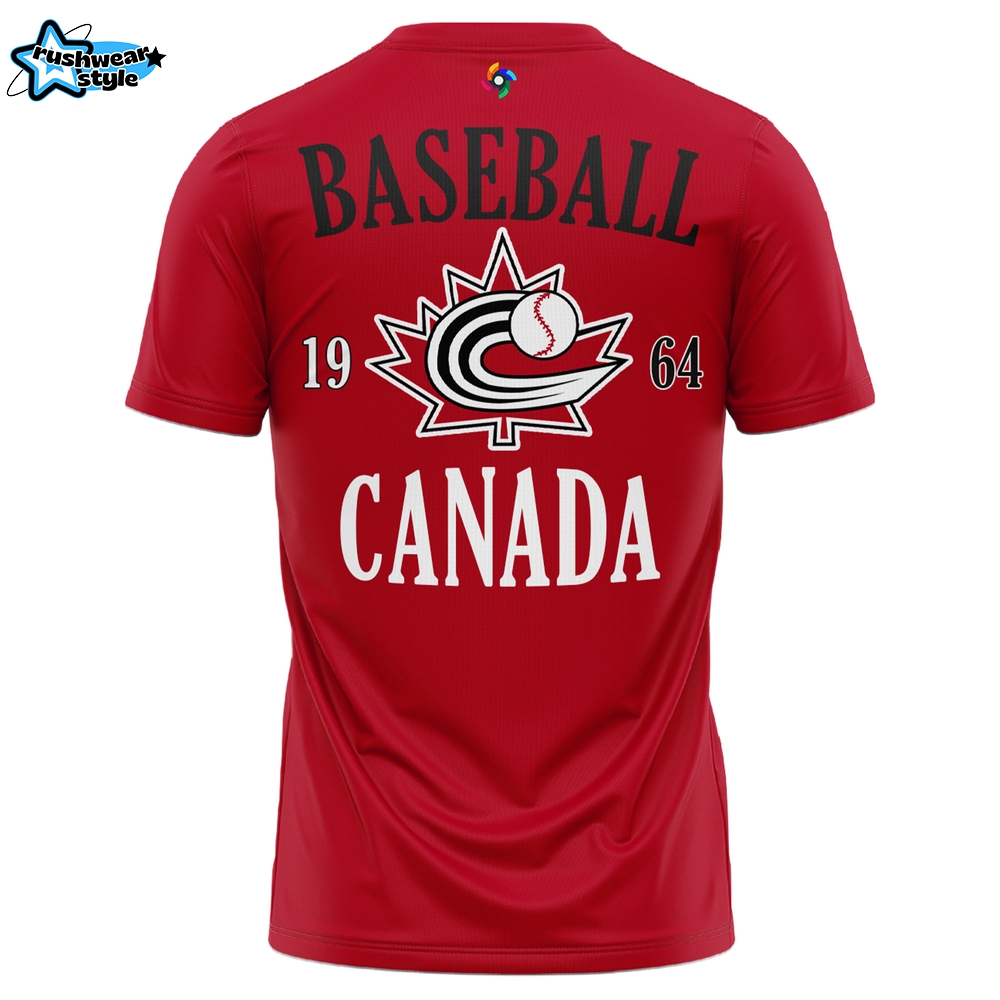 Canada national baseball team World Baseball Classic 2026 Limited Edition Red T-Shirt Canada national baseball team World Baseball Classic 2026 Limited Edition Red T-Shirt