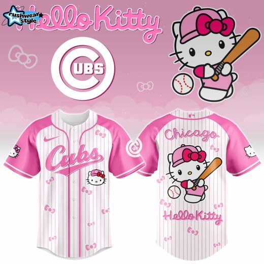 Chicago Cubs Hello Kitty 2026 Limited Edition MLB Jersey Ver 2