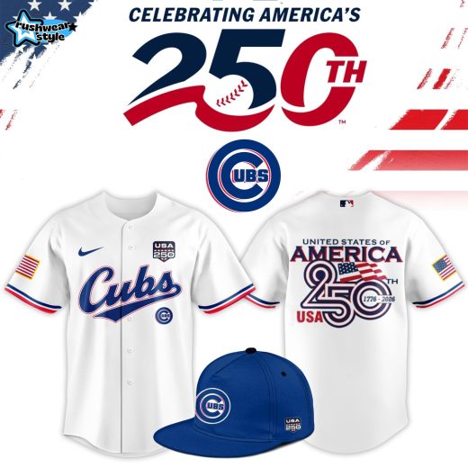Chicago Cubs USA 250th Anniversary Limited Baseball Jersey