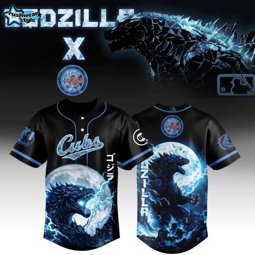 Chicago Cubs x Godzilla Legendary Jersey Black Limited Edition 2026
