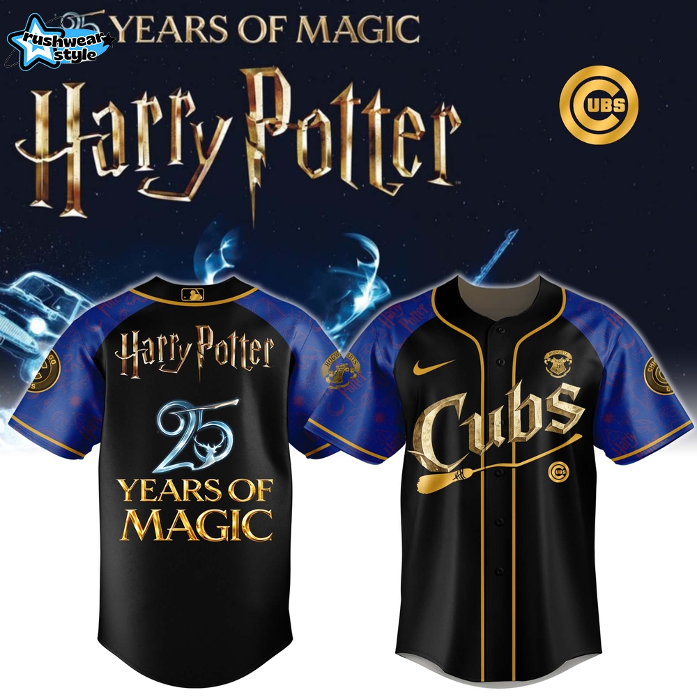 Chicago Cubs x Harry Potter 25 Years of Magic Game Night 2026 Jersey Limited Edition Selling Out Fast Ver2 Chicago Cubs x Harry Potter 25 Years of Magic Game Night 2026 Jersey Limited Edition Selling Out Fast Ver2
