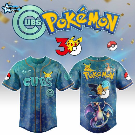 Chicago Cubs x Pokémon 2026 Special Event Baseball Jersey