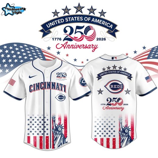 Cincinnati Reds 250th Anniversary USA Special Jersey Edition