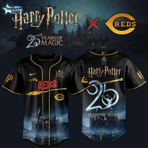 Cincinnati Reds Harry Potter 25th Anniversary Magic Baseball Jersey