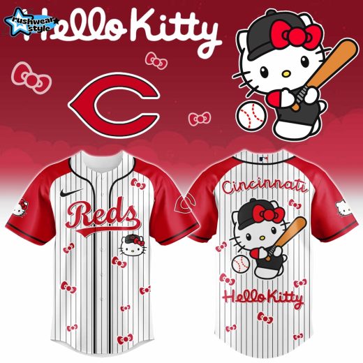 Cincinnati Reds Hello Kitty 2026 Special Edition Baseball Jersey