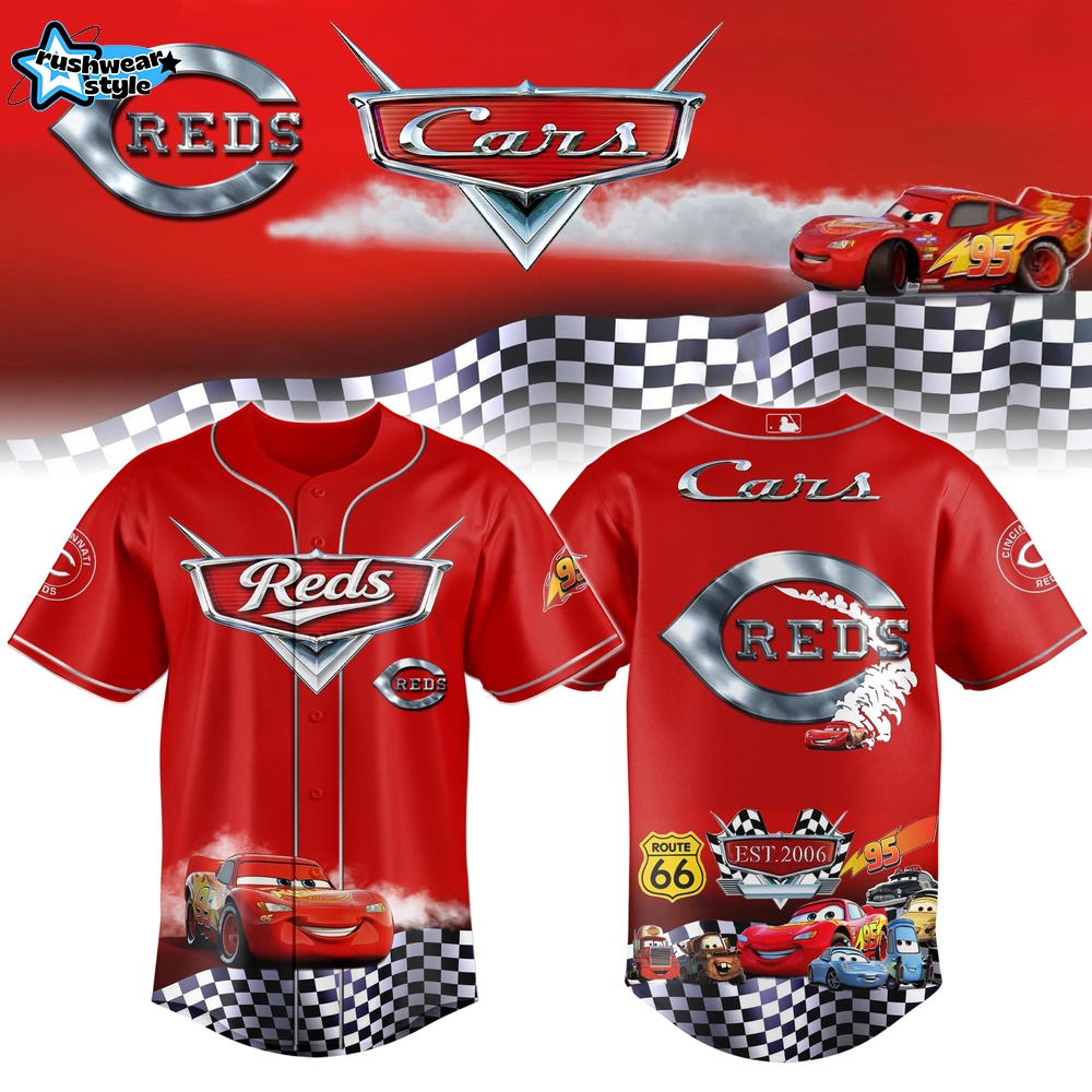 Cincinnati Reds Special Cars 20th Anniversary Limited Edition Jersey Cincinnati Reds Special Cars 20th Anniversary Limited Edition Jersey