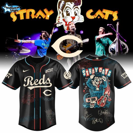 Cincinnati Reds Special Stray Cats US Tour 2026 Limited Edition Jersey