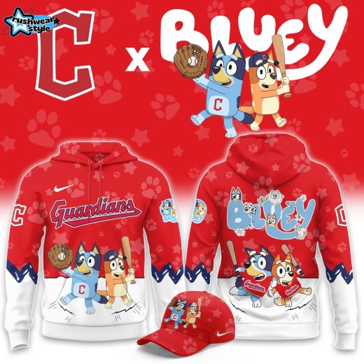 Cleveland Guardians Bluey Night Game Limited Hoodie