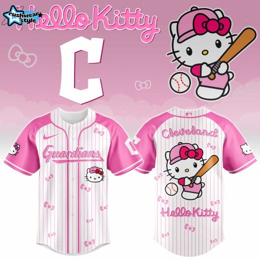 Cleveland Guardians Hello Kitty 2026 Limited Edition MLB Jersey Ver 2