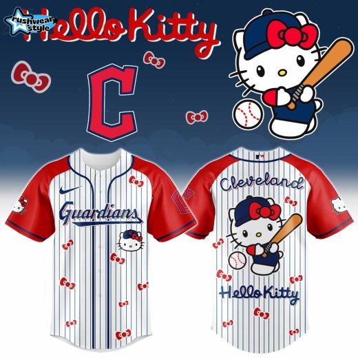 Cleveland Guardians Hello Kitty 2026 Special Edition Baseball Jersey