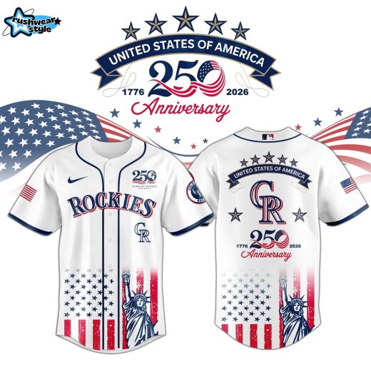 Colorado Rockies 250 Years of America Limited Edition Jersey