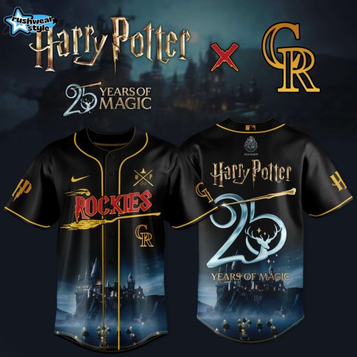 Colorado Rockies Harry Potter 25 Years of Magic Commemorative Baseball Jersey