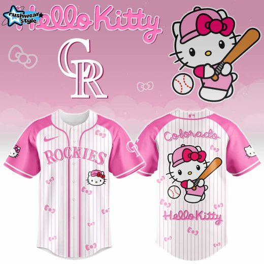 Colorado Rockies Hello Kitty 2026 Limited Edition MLB Jersey Ver 2