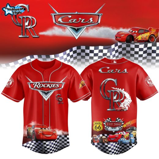 Colorado Rockies Special Cars 20th Anniversary Limited Edition Jersey