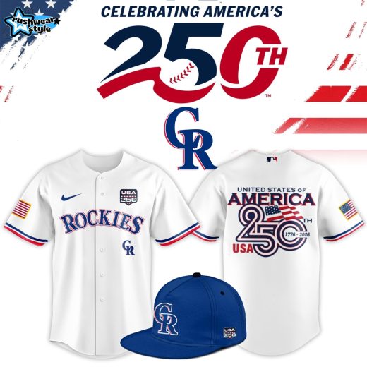 Colorado Rockies USA 250th Anniversary Limited Baseball Jersey