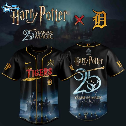 Detroit Tigers Harry Potter 25th Anniversary Magic Baseball Jersey – New Edition